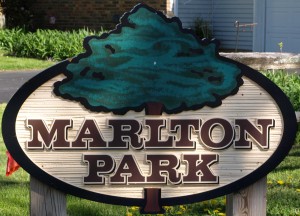 Marlton Park Sign